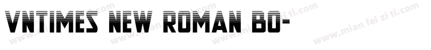 VNtimes New Roman Bo字体转换